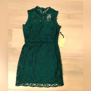 Forever 21 - Emerald green lace dress